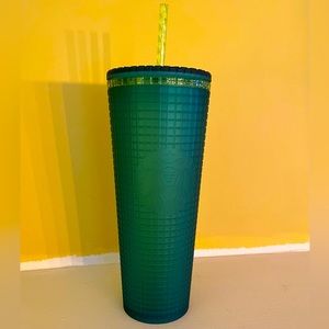 Starbucks Venti green tumbler